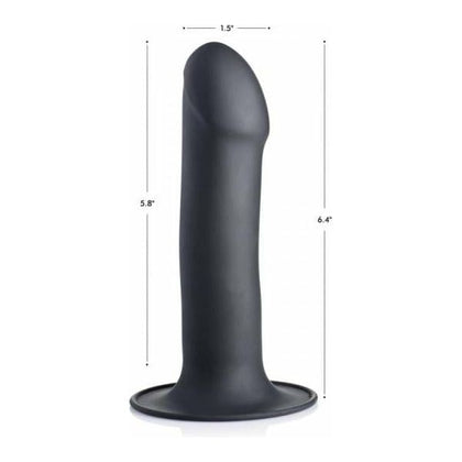 Introducing the FlexiPleasure Squeeze-It Silicone Dildo - Model FPD-6B: Unleash Your Desires with Ultimate Flexibility and Sensuality