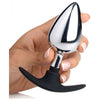 Dark Invader DI-5000 Large Aluminum Silicone Anal Plug for Men - Intense Pleasure in Black - Adult Naughty Store