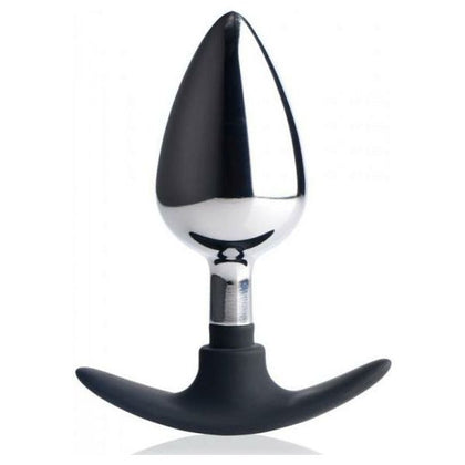 Dark Invader DI-5000 Large Aluminum Silicone Anal Plug for Men - Intense Pleasure in Black - Adult Naughty Store