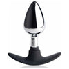 Dark Invader DIA-200 Medium Aluminum Silicone Anal Plug for Men - Intense Pleasure - Black - Adult Naughty Store