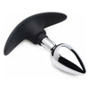 Dark Invader Aluminum and Silicone Hybrid Anal Plug Small - Model DI-AP01 - Unisex - Intense Anal Stimulation - Black - Adult Naughty Store