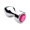 Hot Pink Weighted Aluminum Plug Medium: The Ultimate Sensation Enhancer for Anal Pleasure - Model XYZ, Designed for All Genders, Unleash Exquisite Pleasure in Style! - Adult Naughty Store