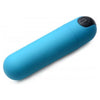 Bang Vibrating Bullet with Remote Control - Blue, Powerful Wireless Pleasure for Him and Her, Model BVBR-001 - Adult Naughty Store