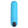 Bang Vibrating Bullet with Remote Control - Blue, Powerful Wireless Pleasure for Him and Her, Model BVBR-001 - Adult Naughty Store