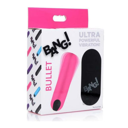 Introducing the Bang Vibe Bullet W-remote Pink: The Ultimate Pleasure Powerhouse - Adult Naughty Store