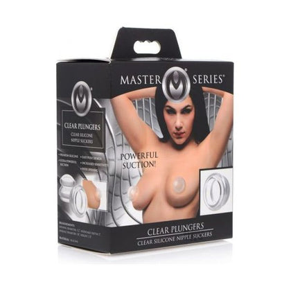 Introducing the SensaPlunge Transparent Nipple Suckers - Model S1: The Ultimate Nipple Stimulation Experience for All Genders - Enhance Sensitivity and Size - Pleasure in Clear