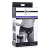 Strap U Lace Envy Crotchless Harness - Model LEC-1001 - Unisex - Waist Size S-M - Purple - Adult Naughty Store