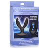 Zeus Electro-Spread 64x Butt Plug - Intense E-Stim and Vibration Pleasure for Him - Black - Adult Naughty Store