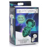 Booty Sparks Glow Glass Plug SM - Illuminating Anal Pleasure for All Genders - Green Glow - Adult Naughty Store