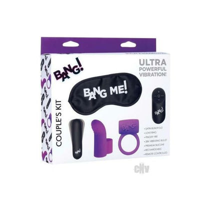 Introducing the Bang Couples Love Ring Kit Purple: The Ultimate Pleasure Package for Couples - Adult Naughty Store