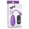 Bang! 28x Plush Egg and Remote Purple - Powerful Silicone Vibrating Egg for Intense Pleasure and Ultimate Satisfaction - Adult Naughty Store