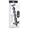 Bang Vibe Anal Beads W-remote Black - Adult Naughty Store