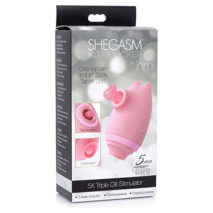 Introducing the Inmi Shegasm Kitty Licker Pink - The Ultimate Clitoral Stimulator for Mind-Blowing Pleasure! - Adult Naughty Store