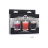 Flame Drippers BDSM Candle Set - Intense Sensation Play for All Skill Levels - Red-Black - Adult Naughty Store