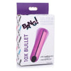 Bang 10x Metallic Bullet Purple - Powerful Vibrating Bullet for Intense Pleasure - Model B10X-P - Unisex - Perfect for Clitoral Stimulation - Adult Naughty Store