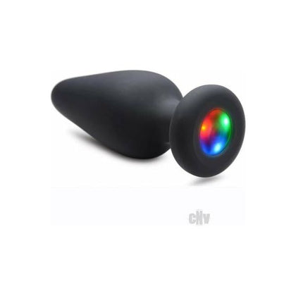 Booty Sparks Silicone Light-up Plug Lg - The Ultimate Pleasure Experience for All Genders - Model BSLP-001 - Multi-color - Adult Naughty Store