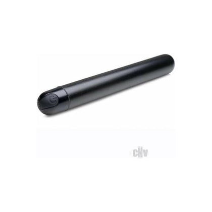 Introducing the Bang 10x Slim Metallic Bullet Black - The Ultimate Pleasure Experience for All Genders, Delivering Mind-Blowing Vibrations Internally and Externally! - Adult Naughty Store