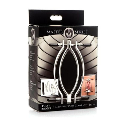 Introducing the Silver Pleasure Clamp - Model PT-500: A Premium Vaginal Clamp for Sensational Stimulation - Adult Naughty Store