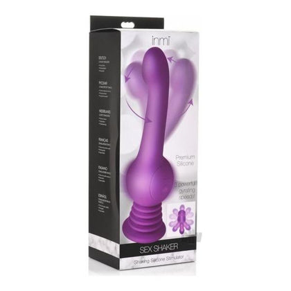 Introducing the Inmi Sex Shaker Purple: The Ultimate Gyrating and Thrusting Silicone Stimulator for Unmatched Pleasure and Stimulation - Adult Naughty Store