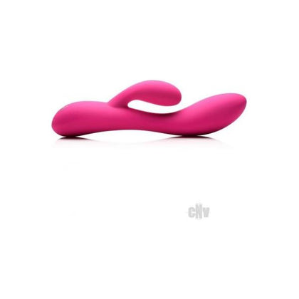 Bang Flexible Silicone Rabbit Vibrator - Model XR-5001 - Women's Dual Stimulation G-Spot and Clitoral Pleasure - Pink - Adult Naughty Store