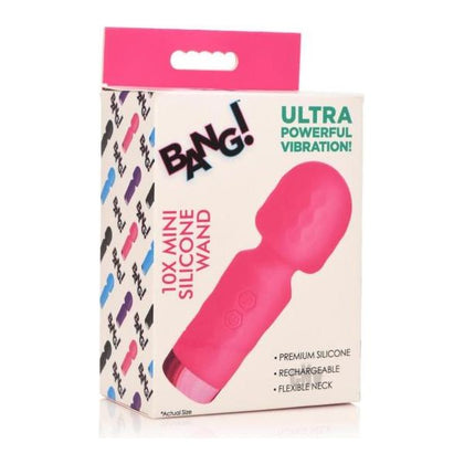 Bang 10x Mini Silicone Wand Pink - The Ultimate Pleasure Companion for Intimate Adventures