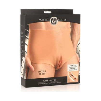 Introducing the SensualDelight Silicone Pussy Panties - Model X1: The Ultimate Gender Exploration Tool for Intimate Pleasure and Empowerment! - Adult Naughty Store