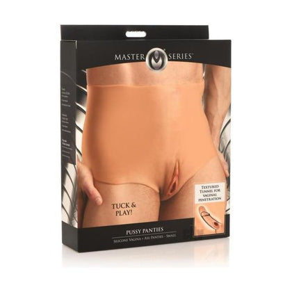 Introducing the Sensual Pleasures Silicone Pussy Panties - Model SPS-1: The Ultimate Gender Exploration Tool for Intimate Connection and Sensual Delight - Designed for Male-bodied Individuals - Adult Naughty Store