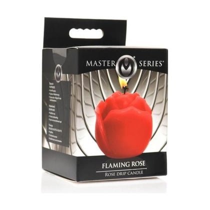Introducing the Flaming Rose Sensual Wax Play Candle - The Perfect Pleasure Enhancer for Intimate Moments