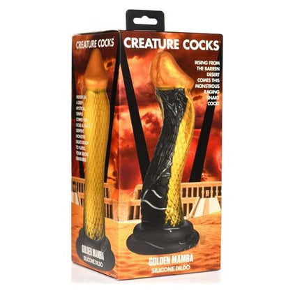 Creature Cocks Golden Mamba Gld/blk

Introducing the Luxurious Creature Cocks Golden Mamba Gld/blk Silicone Fantasy Dildo - Model GM-001: Unleash Your Wildest Desires with this Exquisite Plea - Adult Naughty Store