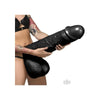 Introducing the Master Cock Moby Super Dildo 2` Black: XXL Realistic Firm PVC Dildo (Model: MC-SD-2FT-BLK) for Extreme Pleasure - Men and Women - Black