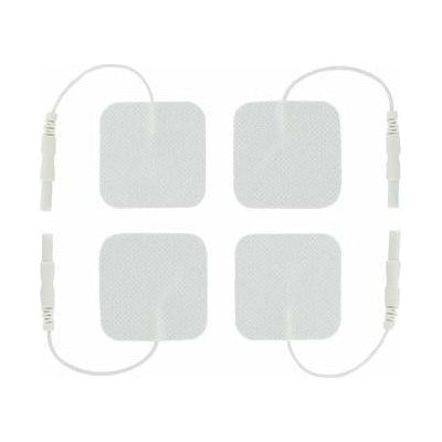 Introducing the ElectroGlide Premium Adhesive Electro Pads 4 Pack - Enhanced Conductivity for Optimal Stimulation