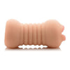 Introducing the SensaToys Jesse Jane Ass To Mouth Double Stroker - Model JJ-ATM-001 - Male Masturbation Sleeve for Dual Pleasure - Ribbed Love Tunnels - Realistic Feel - 5.5