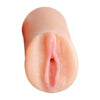 Jesse Jane Realistic Ribbed Pocket Pussy Stroker - Model JJ-001 - Male Masturbation Toy - Vaginal Pleasure - Beige - Adult Naughty Store