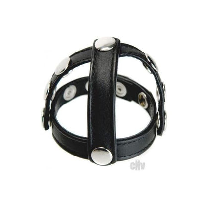 Strict Leather Snap On Cock and Ball Harness - Model SBH-500 - Male - Enhances Pleasure - Black