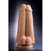 Tom of Finland Dual Dicks Double Dildo - Model X2B, Unisex, Anal Pleasure, Beige - Adult Naughty Store