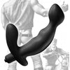 Tom of Finland P Spot Vibe Black - Powerful Prostate Stimulator for Men's Pleasure - Adult Naughty Store