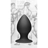 Tom of Finland Medium Silicone Black Anal Plug - Model TF-AP-02 - Unisex Pleasure Toy - Adult Naughty Store