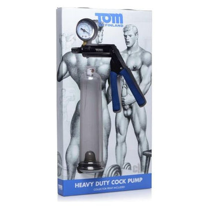 Tom of Finland Heavy Duty Cock Pump - Model TFCP-001 - Male Penis Enlargement Pump for Intense Pleasure - Black
