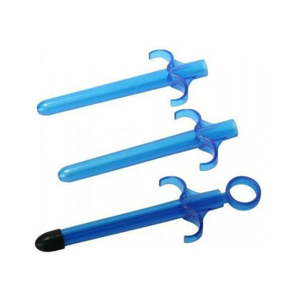 Introducing the Blue Lubricant Launcher Set of 3: The Ultimate Precision Pleasure Tool for Anal and Vaginal Play