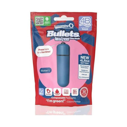 Screaming O 4B Bullet Blueberry - Compact and Powerful Vibrating Bullet for Deep Stimulation - Model 4B-Blue - Unisex Pleasure Toy

Introducing the Sensational Screaming O 4B-Blue Compact Vibrating Bullet for Deep Stimulation in Blueberry!