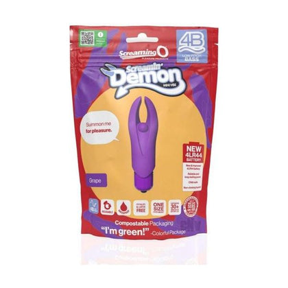 4B Demon Grape - Powerful Mini Vibe for Intense Clitoral Stimulation - Compact and Waterproof - Adult Naughty Store