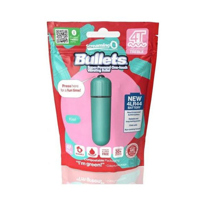 Screaming O 4T44 Kiwi Waterproof Vibrating Bullet - Intense Stimulation - Vibrant Green - Adult Naughty Store