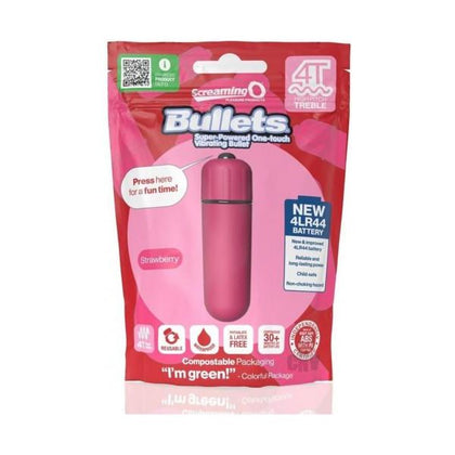 Screaming O 4T Bullet Strawberry - Powerful Waterproof Vibrating Bullet for Enhanced Pleasure

Introducing the Sensational Screaming O 4T Bullet Strawberry - The Ultimate Waterproof Vibrating Bullet for Enhanced Pleasure