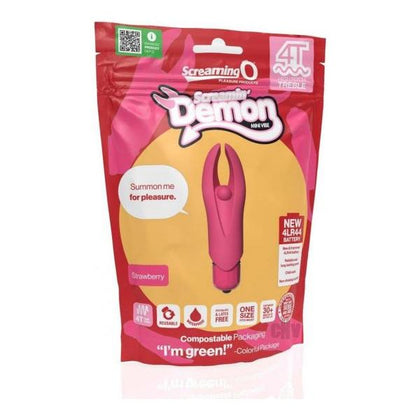 Introducing the Luvbod 4T Demon Strawberry Clitoral Mini Vibe for Women!