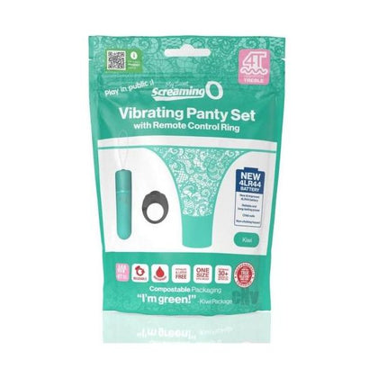 Introducing the Secret Pleasure Delight 4T Panty Vibe - The Ultimate Intimate Experience for Her in Kiwi Green