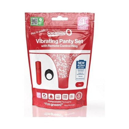 Introducing the Sensation Secrets™ 4T Panty Vibe - The Ultimate Pleasure Experience for Her in Red
