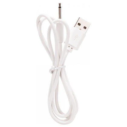 Screaming O Recharge Charging Cable - USB Replacement Cable for Charged Vibrating Rings, Vibes, and Massagers - Unisex Pleasure - White - Adult Naughty Store