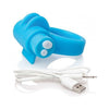 Screaming O Charged Combo Kit #1 - Blue Silicone Cock Ring & Finger Sleeve for Enhanced Pleasure