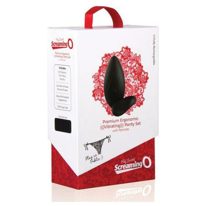 Introducing the Sensation Pro X1 - The Ultimate Ergonomic Panty Vibe for Women - Black - Adult Naughty Store