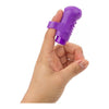 Introducing the Charged Fing O Vooom Mini Vibe Purple - The Ultimate Finger Pleasure Powerhouse! - Adult Naughty Store